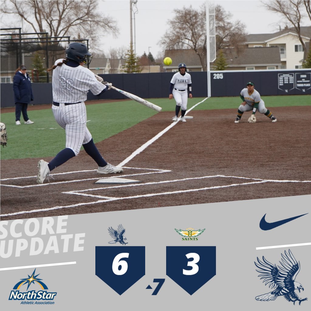 A two-run blast off the left field foul pole by Ari Martinez gives the Blue Hawks some breathing room as we head to the seventh