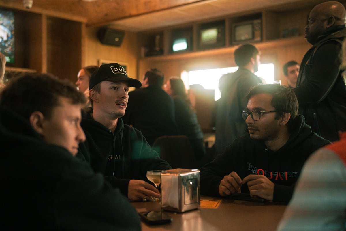 QuaiNetwork's tweet image. Thanks to everyone who joined the @Dominant_Strat team for this month's Quai Community Meetup!

More community events coming soon 👀🫂