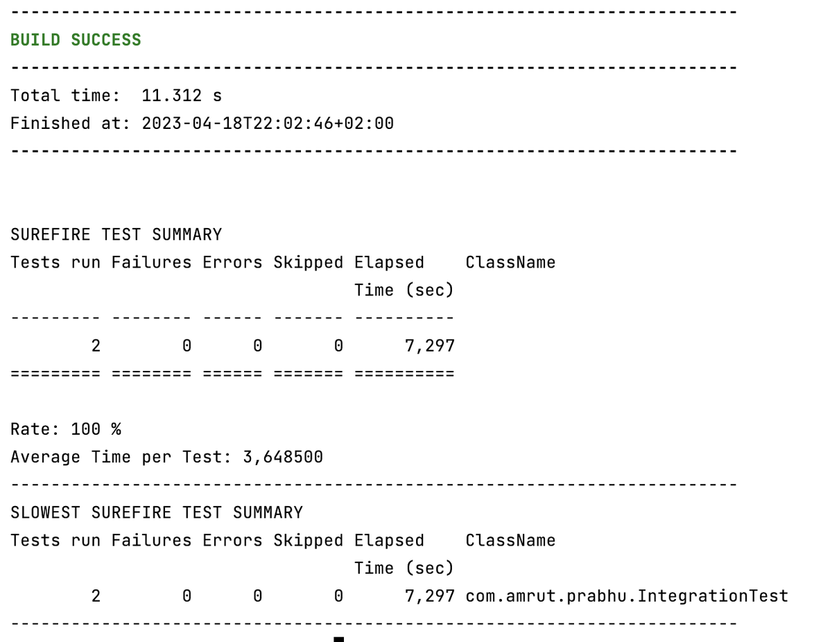 amrutprabhu42's tweet image. Just discovered an amazing library for measuring test execution times! 📊⏱️
github.com/thunkware/mave…
#testing #performance #codingtools #productivity 🚀🔬
