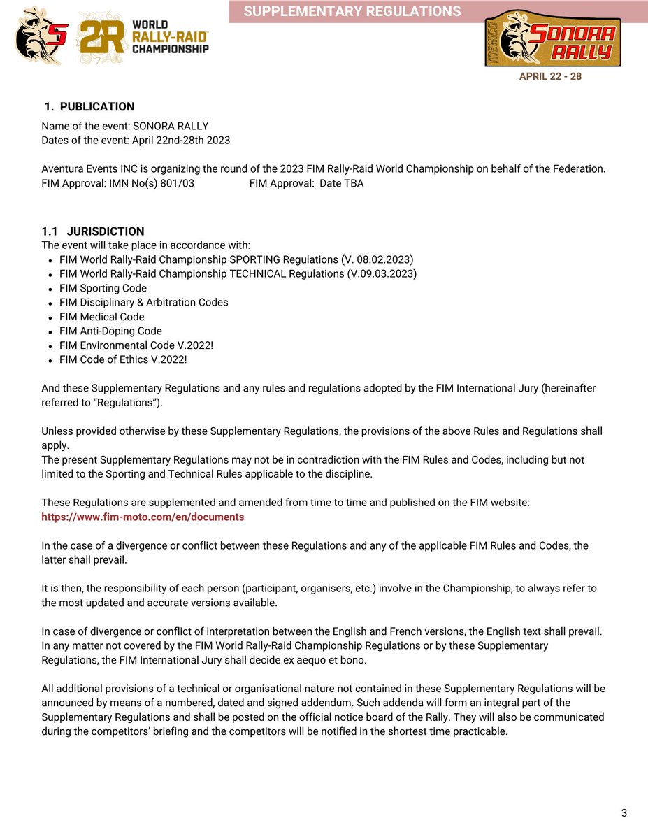 FIMDocs's tweet image. 801_03_Supplementary Regulations_Sonora Rally MEX

Published at: 2023/04/17

fim-moto.com/fileadmin/user…

#FIM #FIMfamily #GrandPrix #MotoGP