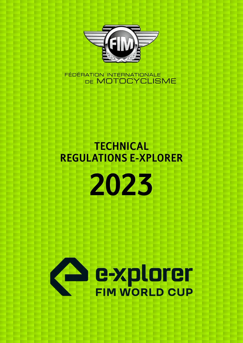 FIMDocs's tweet image. 2023_2 FIM E-XPLORER Technical Rules 18-04-2023

Published at: 2023/04/18

fim-moto.com/fileadmin/user…

#FIM #FIMfamily #GrandPrix #MotoGP