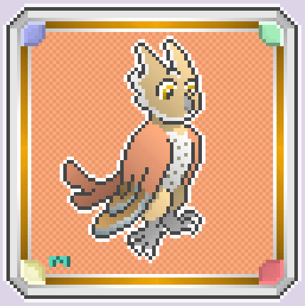 MickeysPixels's tweet photo. #mickeyspixels #8bit #fun #creature #creaturedesign #mythical #mythicalcreature #art #artoftheday #avian #owl #concept #pixel #pixelart #pixelartist #pixelsrtists #sandy #cute #blade #avian https://t.co/sUhM6MDvMy