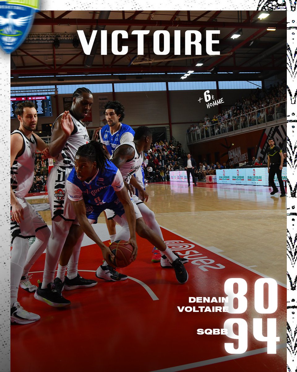 𝗩𝗜𝗖𝗧𝗢𝗜𝗥𝗘𝗘𝗘𝗘𝗘 𝗗𝗘𝗦 𝗚𝗨𝗘𝗥𝗥𝗜𝗘𝗥𝗦 ! 

Saint-Quentin s'impose dans un match maitrisé de bout en bout face aux dragons ! ⚔️

Merci à tous les supporters présents ce soir en déplacement à Denain ! 🫶🏼

Rendez-vous dès dimanche pour le déplacement à Saint-Chamond. 🛫