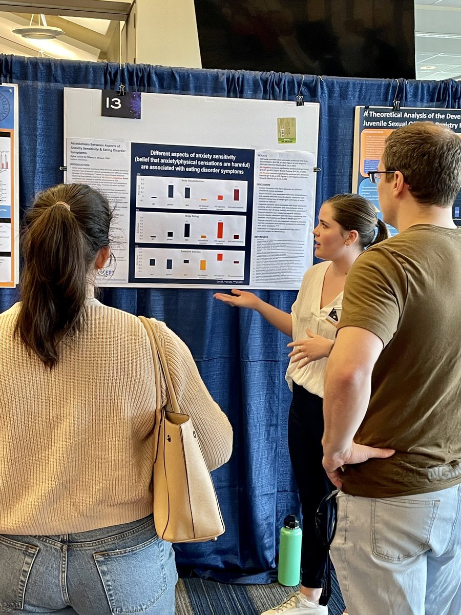ACCEPT Lab at Auburn University (@acceptlab) on Twitter photo Huge shoutout to our amazing undergraduate research assistant, Rylee Lusich, for presenting her work at the <a href="/AuburnU/">Auburn University</a> Undergraduate Research Symposium! Her project examined associations between aspects of anxiety sensitivity & eating disorder symptoms. Way to go Rylee! Huge shoutout to our amazing undergraduate research assistant, Rylee Lusich, for presenting her work at the <a href="/AuburnU/">Auburn University</a> Undergraduate Research Symposium! Her project examined associations between aspects of anxiety sensitivity & eating disorder symptoms. Way to go Rylee!