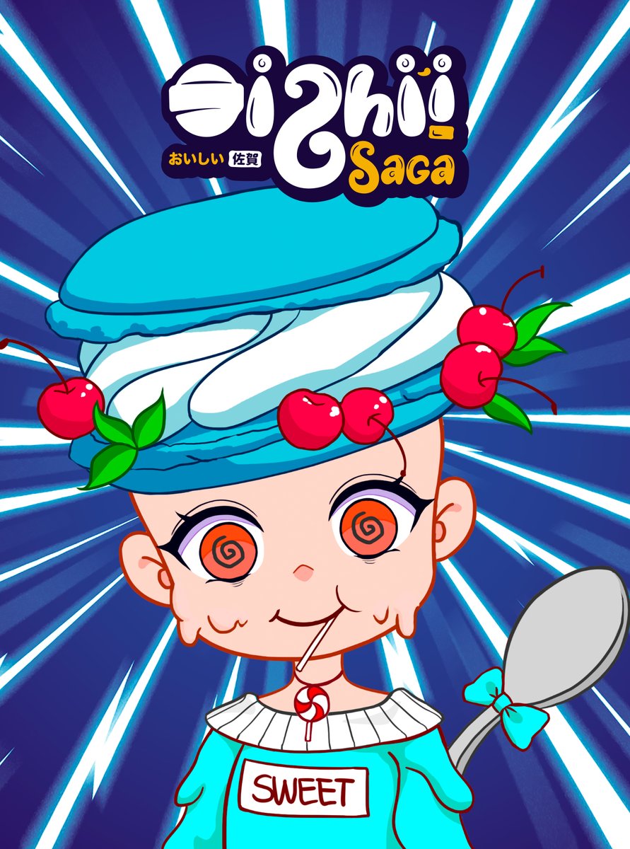 Don't be misled by the high-level sweetness here: This is a youthful, but powerful guardian force 💥

#OishiiSaga #NFT #NFTCommunity