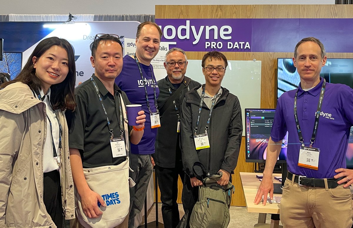 iodynepro's tweet image. Breaking bread with people from across the globe is one of the highlights of @NABShow!

Here, the iodyne team reconnects with our friends from Tokyo-based ASK Corporation (ask-corp.jp) and Singapore’s Media Village (mediav.biz) #ProData #NAB2023
