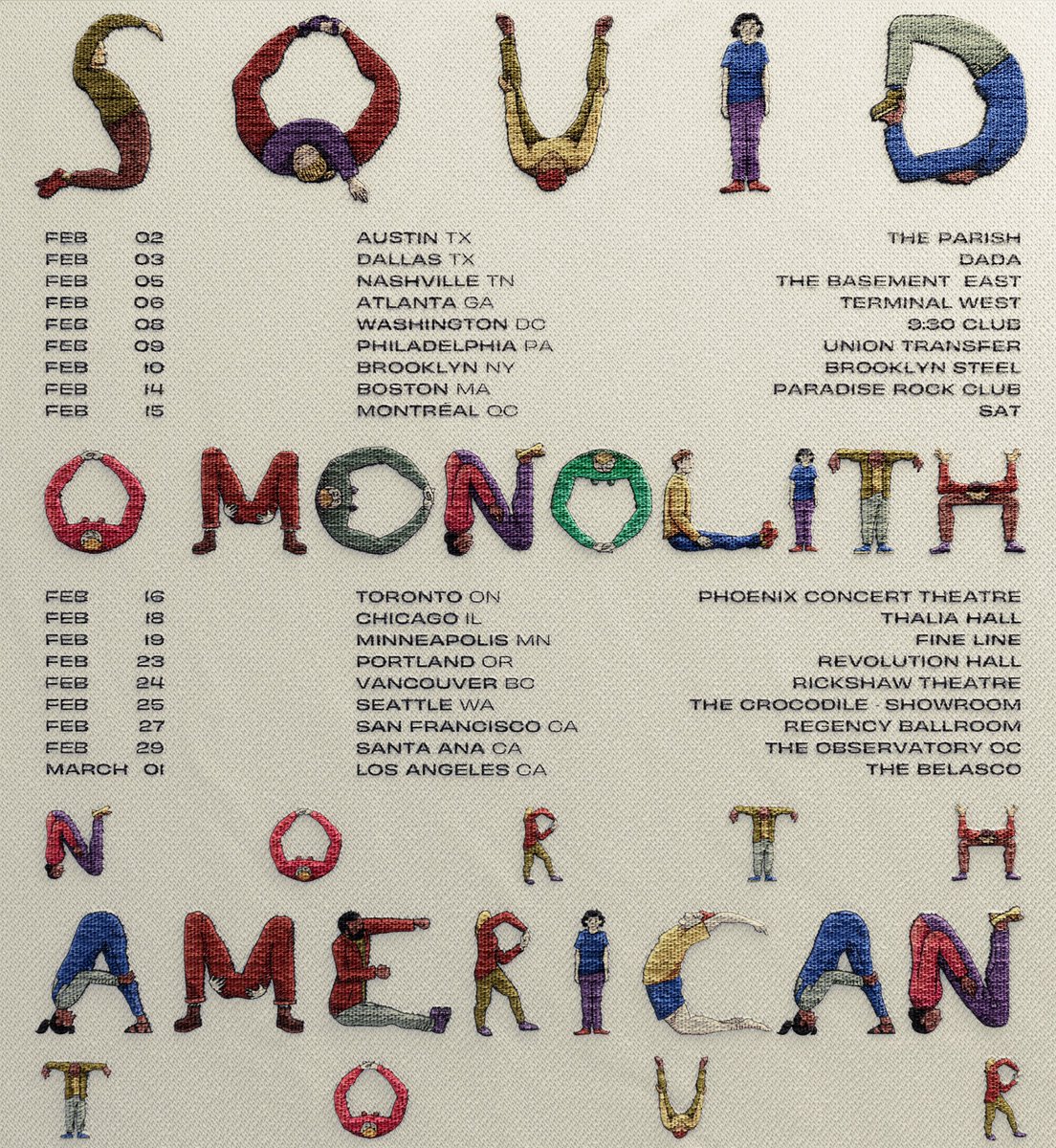 squidbanduk's tweet photo. North America we’re coming back. Tickets on sale Friday at 10am: https://t.co/OqnuoPfCSZ https://t.co/uwiuTHqnXu