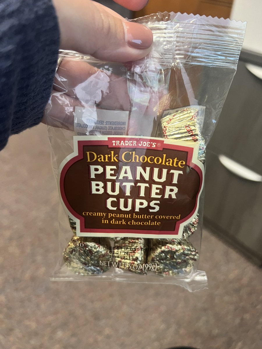 Grateful for relationships, thoughtful staff members, and Trader Joe’s Dark Chocolate Peanut Butter cups!