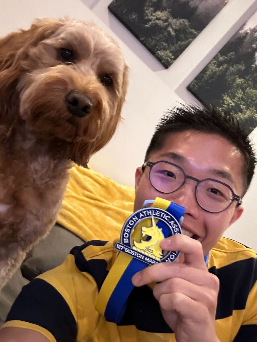 Congratulations to lab member Thomas Li who ran the Boston Marathon yesterday! This is his 4th of the 6 World Major marathons this cycle that saw multiple under-3 hours times!  <a href="/thomasmlii/">Thomas M. Li</a>