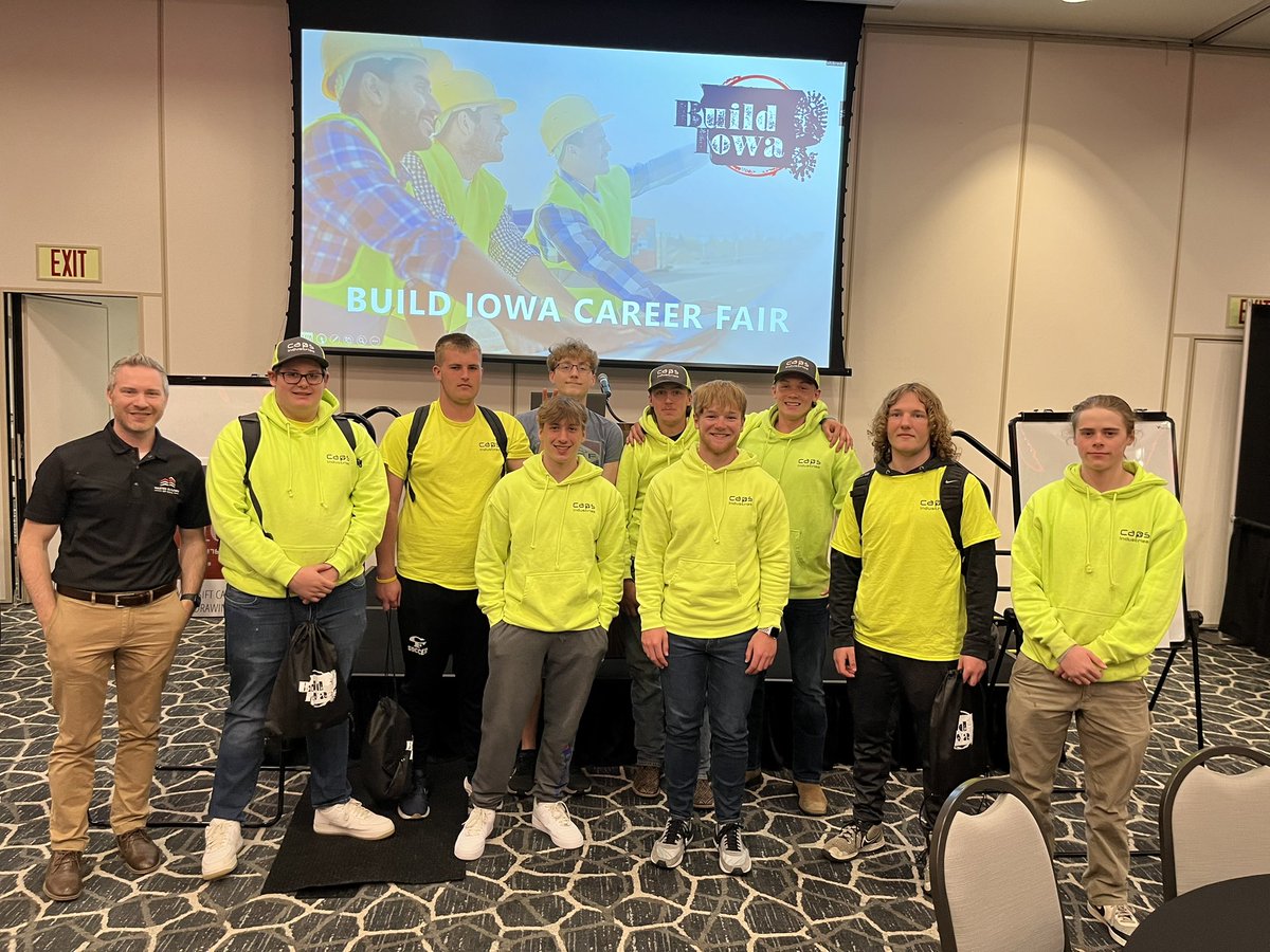 Career fair success <a href="/MBIsince1912/">Master Builders of Iowa</a> in cedar falls today! Great exposure and soo much potential for up and coming trades professions