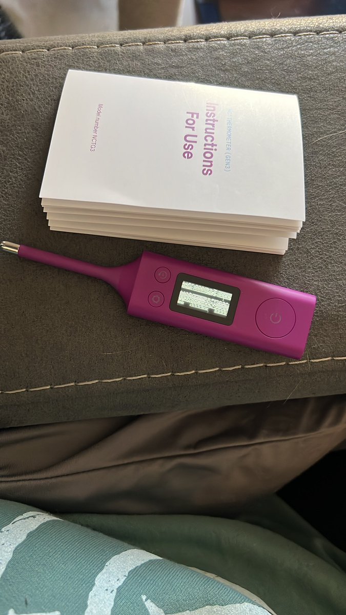aesoltis's tweet photo. @NaturalCycles This is the new thermometer straight out of the box. Never been used. Opened just today. The screen is totally unreadable. https://t.co/EvIElHFdHi