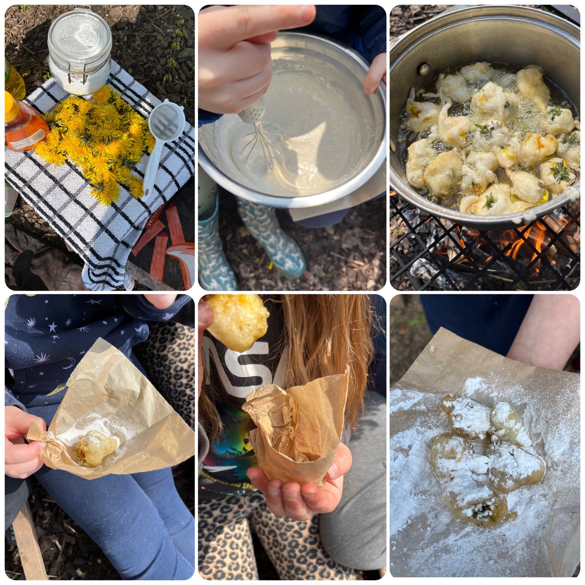I think most people that follow me know how passionate I am about using books within outdoor education and nature connection. Today, a group of Yr3 girls rehearsed and performed the Dandelion Spell from #TheLostWords as part of a explorative session about Dandelions. They were
