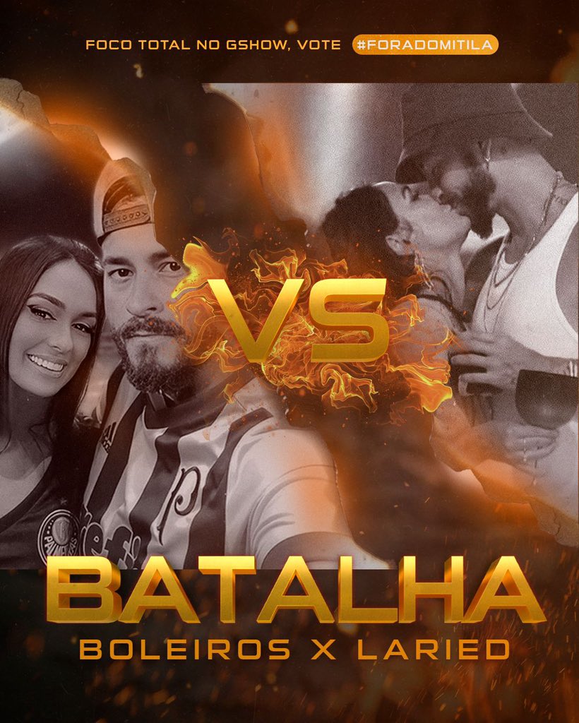 fred_b12's tweet photo. ⚽️ BOLEIROS X LARIED’S INICIADO 🪩

❌ O voto é para ELIMINAR, portanto votem em DOMITILA.

🎯 META: 30 MIL RESPOSTAS.

🗳️ BOLEIROS DEPOSITAM VOTOS AQUI

🚨 A CADA 10 VOTOS, COMENTE UM EMOJI OU UMA LETRA! 

⏰ ENCERRA ÀS 18H.

📲: https://t.co/a9WFDvB13A

#FicaLari #ForaDomitila https://t.co/62xoJAtFuZ