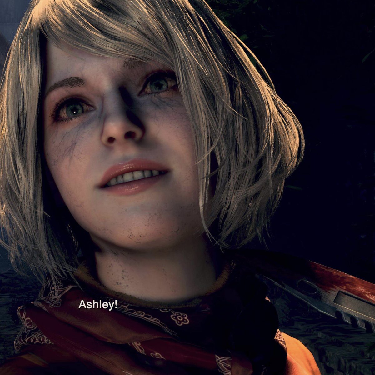 Instead of worrying about her, you should worry about your own skin! 🩸🔪 Here’s another comparison from my Ashley shoot with @the_shinoobi!

#re4 #re4remake #ashleygraham #residentevil #capcom #ashleycosplay
