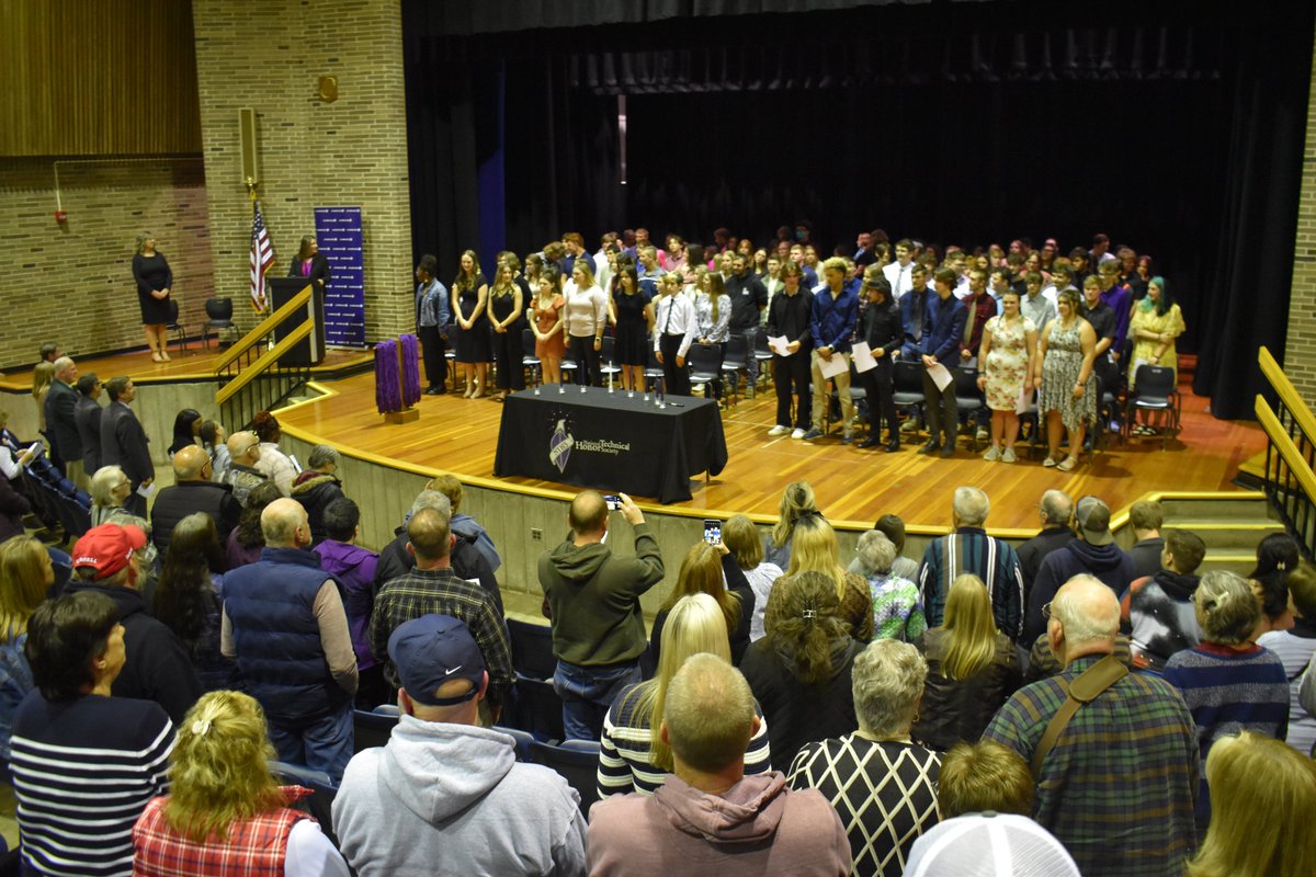 ocmboces's tweet photo. More than 100 @ocmboces scholars from 9 districts were inducted today into the National Technical Honor Society at our Cortlandville Campus. Students were selected for demonstrating knowledge, skill, honesty, service, responsibility, scholarship, citizenship &amp; leadership. https://t.co/NsKDs5u16r