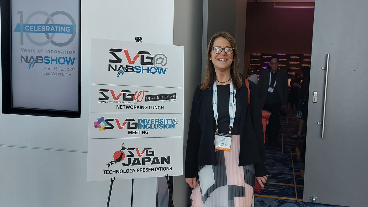 Great to be at the #SVGW #GALSNGEAR networking lunch at @NABShow #nabshow #nabshow100 #nabamplify @SVGEurope @sportsvideo
