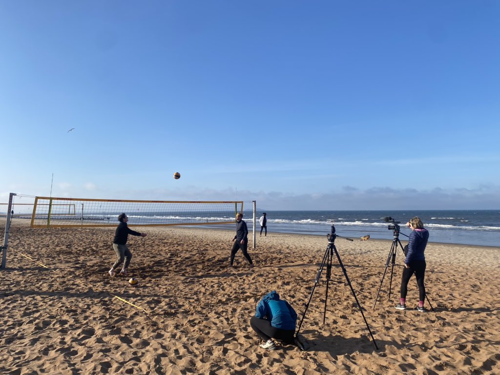 Edinburgh Beach VC (@edinbeachvc) on Twitter photo A fun evening doing some filming on the sand!
Thanks to <a href="/CaledoniaTV/">Caledonia TV</a> for inviting us to get involved and make sure you watch this space for more info over the next few months! 👀
<a href="/scottishvb/">Scottish Volleyball</a> <a href="/porty_edinburgh/">PortobelloBeach.com</a> <a href="/portobellocc/">Portobello Community Council</a> <a href="/PortobelloCSH/">Portobello Community Sports Hub</a> A fun evening doing some filming on the sand!
Thanks to <a href="/CaledoniaTV/">Caledonia TV</a> for inviting us to get involved and make sure you watch this space for more info over the next few months! 👀
<a href="/scottishvb/">Scottish Volleyball</a> <a href="/porty_edinburgh/">PortobelloBeach.com</a> <a href="/portobellocc/">Portobello Community Council</a> <a href="/PortobelloCSH/">Portobello Community Sports Hub</a>