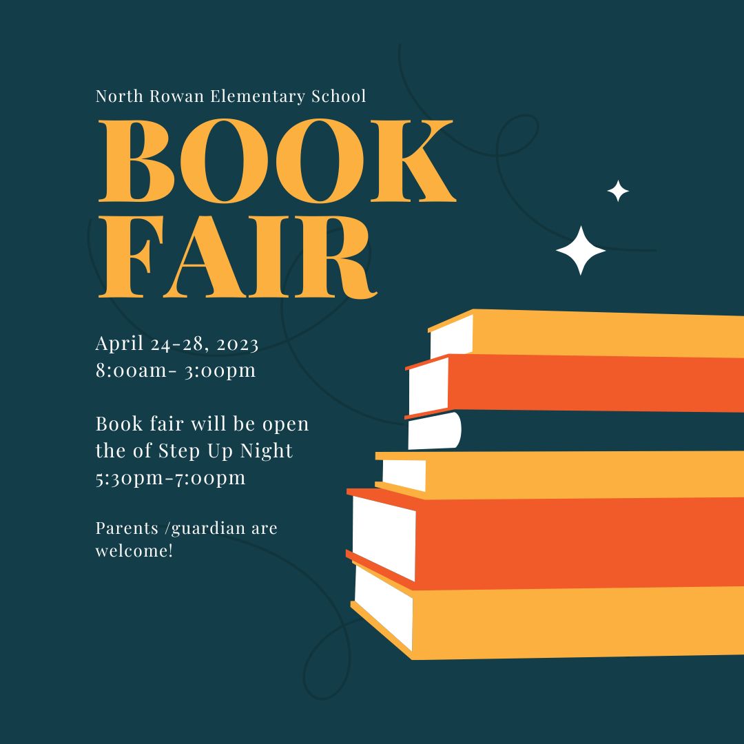 Book fair will be here next week!