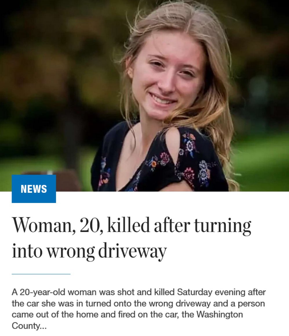 DschlopesIsBack's tweet photo. @POTUS Will you also call the family of Kaylin Gillis, who was killed after turning into the wrong driveway?  Or are you just trying to further divide based on race?  Don't answer that... https://t.co/QGUXCtGnGh