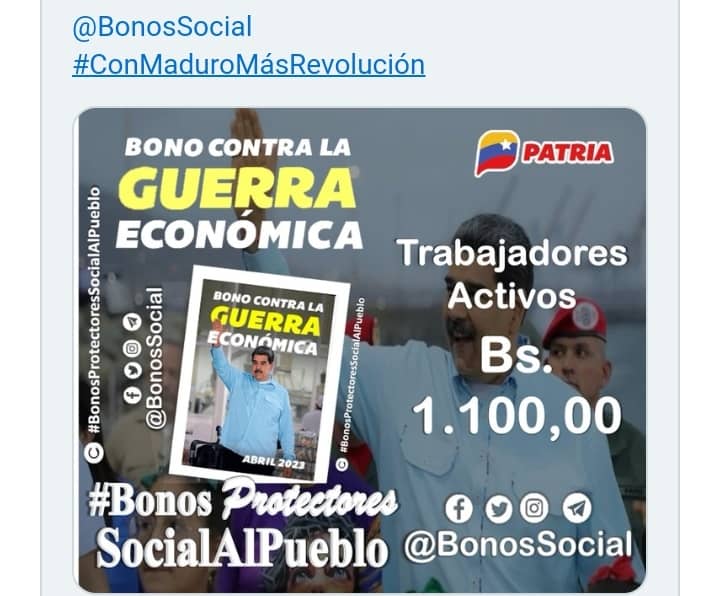 sinvema_DC's tweet photo. Felicitamos al magisterio. Gracias a las protestas de calle,  el gobierno nacional se vió obligado a aumentar el bono de estabilidad económica, no solo a los maestros, sino también a los trabajadores de la administración pública. Una importante victoria #SalarioDignoVzla https://t.co/O590YOp5O1