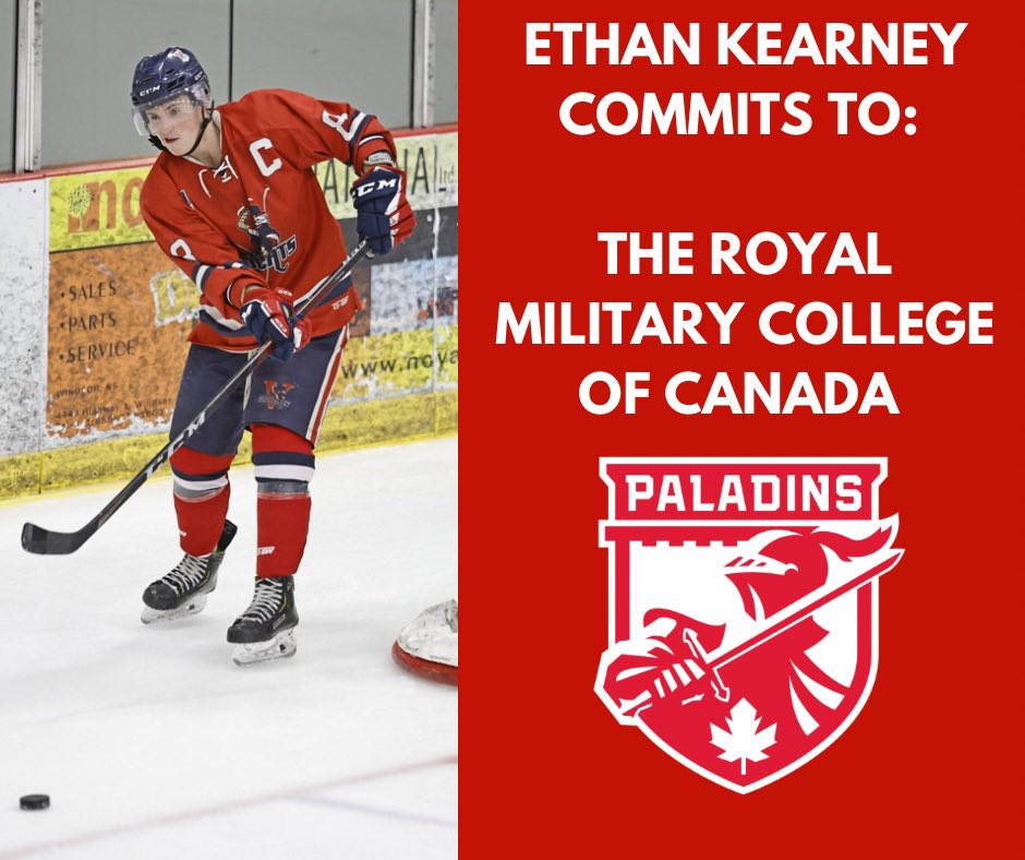 Valley_Wildcats's tweet photo. Congratulations to Wildcats co-captain Ethan Kearney on committing to the Royal Military College of Canada for the 2023-2024 season! https://t.co/T05bhfaj8H