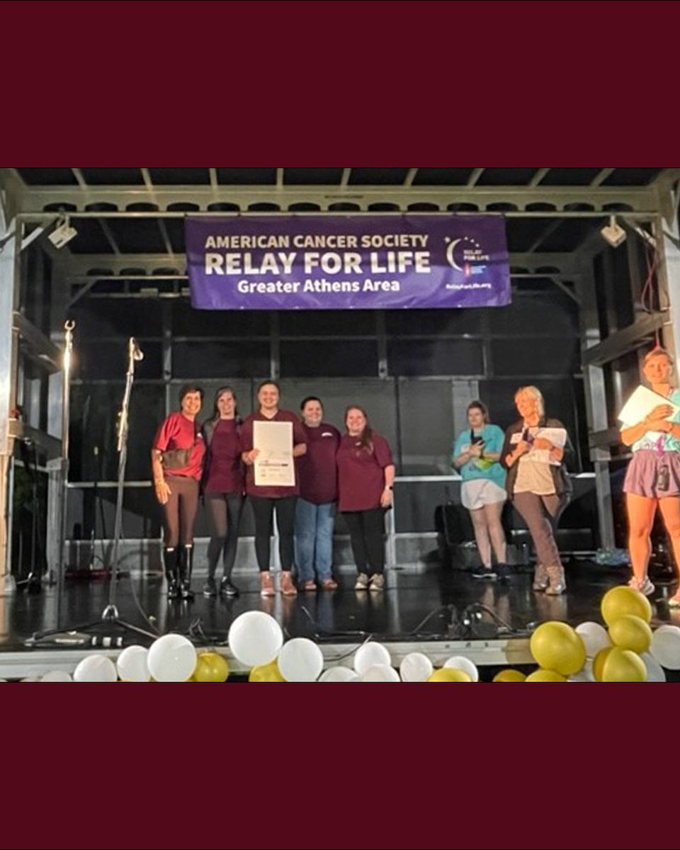 banksouth's tweet image. WE HAD AN AMAZING TIME SUPPORTING @RFLOconeeClarke LAST WEEK. We&apos;re almost as thrilled about winning Best Campsite as we are to have helped raise over $200,000 to end cancer! 🙌💜

#banksouth #gameovercancer #relayforlife #athensga #americancancersociety #oconeecountyga
