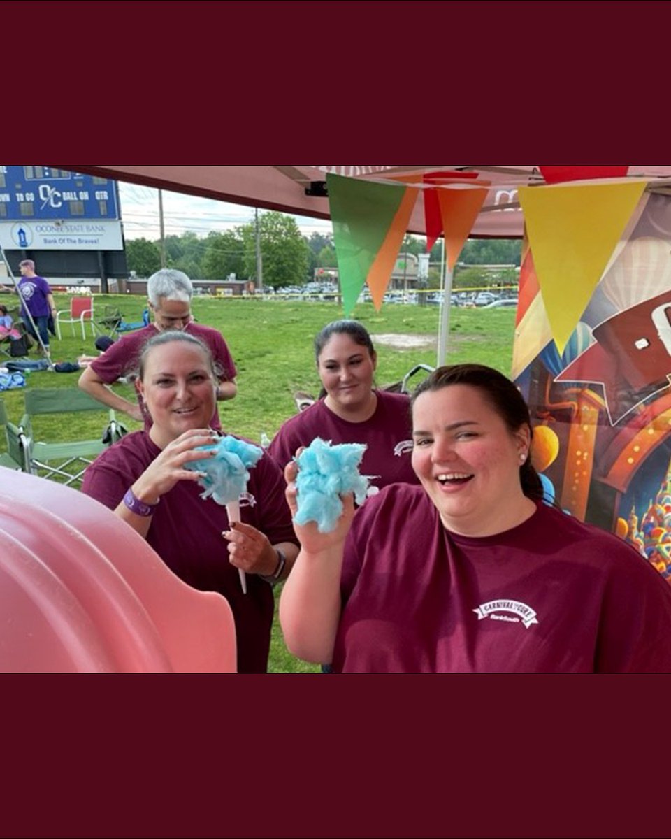 banksouth's tweet image. WE HAD AN AMAZING TIME SUPPORTING @RFLOconeeClarke LAST WEEK. We&apos;re almost as thrilled about winning Best Campsite as we are to have helped raise over $200,000 to end cancer! 🙌💜

#banksouth #gameovercancer #relayforlife #athensga #americancancersociety #oconeecountyga