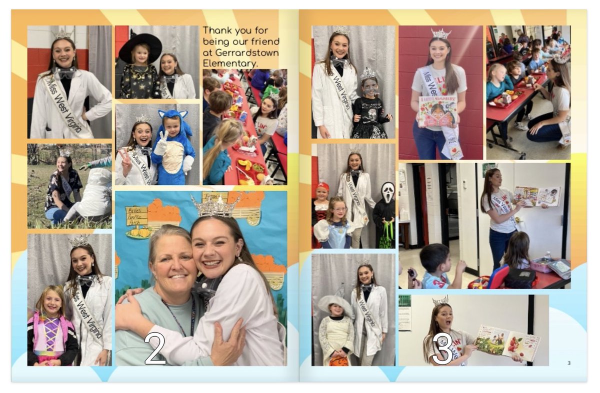 GESPathfinders's tweet photo. Yearbook proof... Thank you to Miss West Virginia, Elizabeth Lynch, for being our friend at Gerrardstown!
We loved having you visit us at Halloween, spend time with our Gardening Club and join us in the cafeteria to read I Love Strawberries. @MissAmericaWV @BerkCoSchoolsWV https://t.co/FAwAPL93js