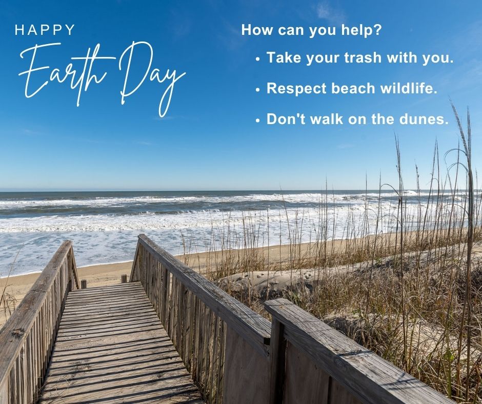 KEESVacations's tweet photo. #EarthDay #earthday2023 #beachvibes #keepbeachesclean🏖️ #obx #outerbanksnc #springtime #dunes #wildlife https://t.co/G96zEVDiAG
