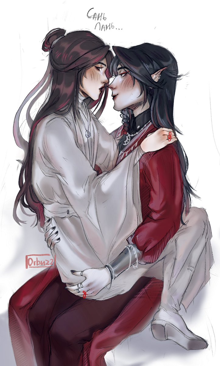 Orbuzzov's tweet photo. Lovers❤️

#hualian #tgcfanart #tianguancifu #XieLian #HuaCheng https://t.co/0dzjoFQkHr