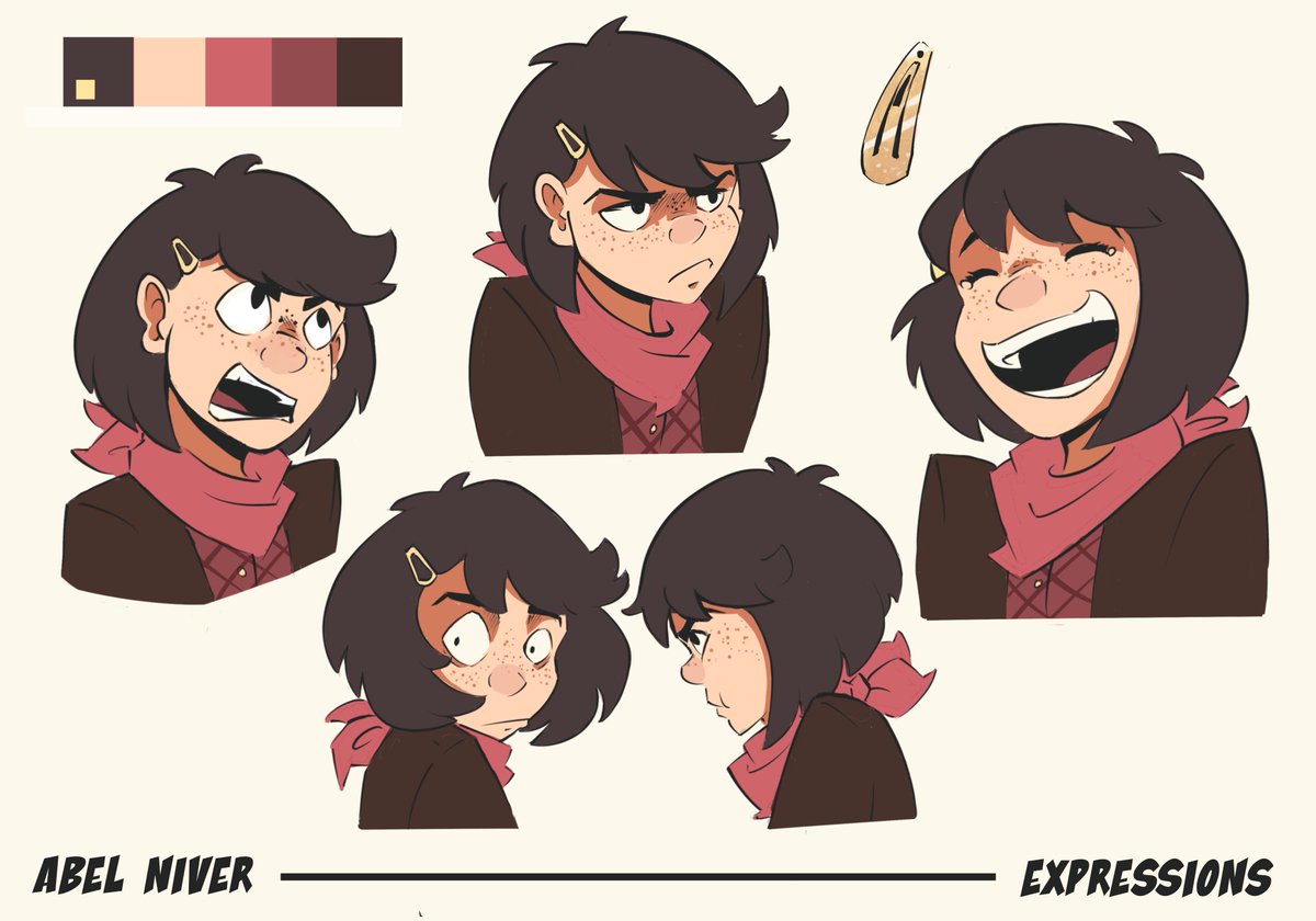 decayedink's tweet image. Expression work with little Abel Niver