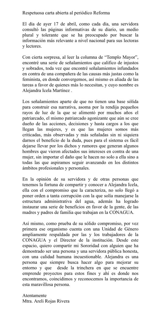 Barbieroja's tweet photo. Con el respeto y  constancia que le tengo a la lectura de las páginas del diario @Reforma solo me gustaría expresar esto 💜💜💜 https://t.co/RVfgoiEbbh
