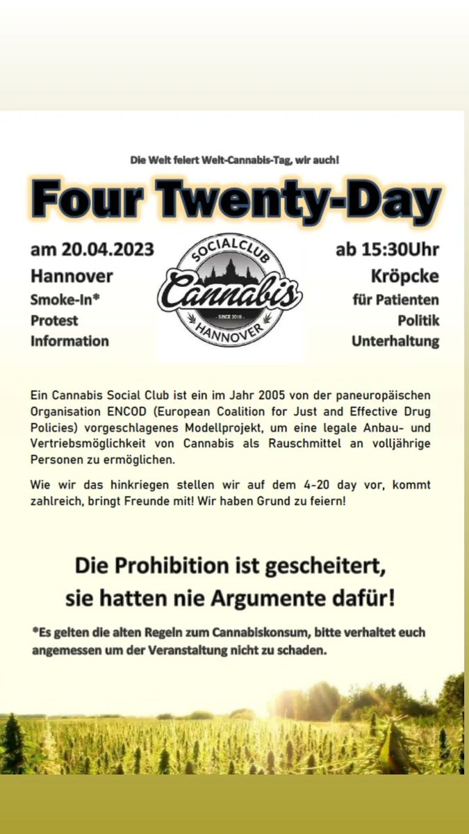 Gre_Goa's tweet image. Ihr fragt euch so was diese Jahr zum #420day stattfindet? #ZeigtEuch in Berlin, Hamburg, Hannover auf der Demo oder zur Diskussion in München 👊🏼 übrigens ich bin zwar in Hamburg aber auf einer anderen Veranstaltung bezüglich #PatientsFirst 😉