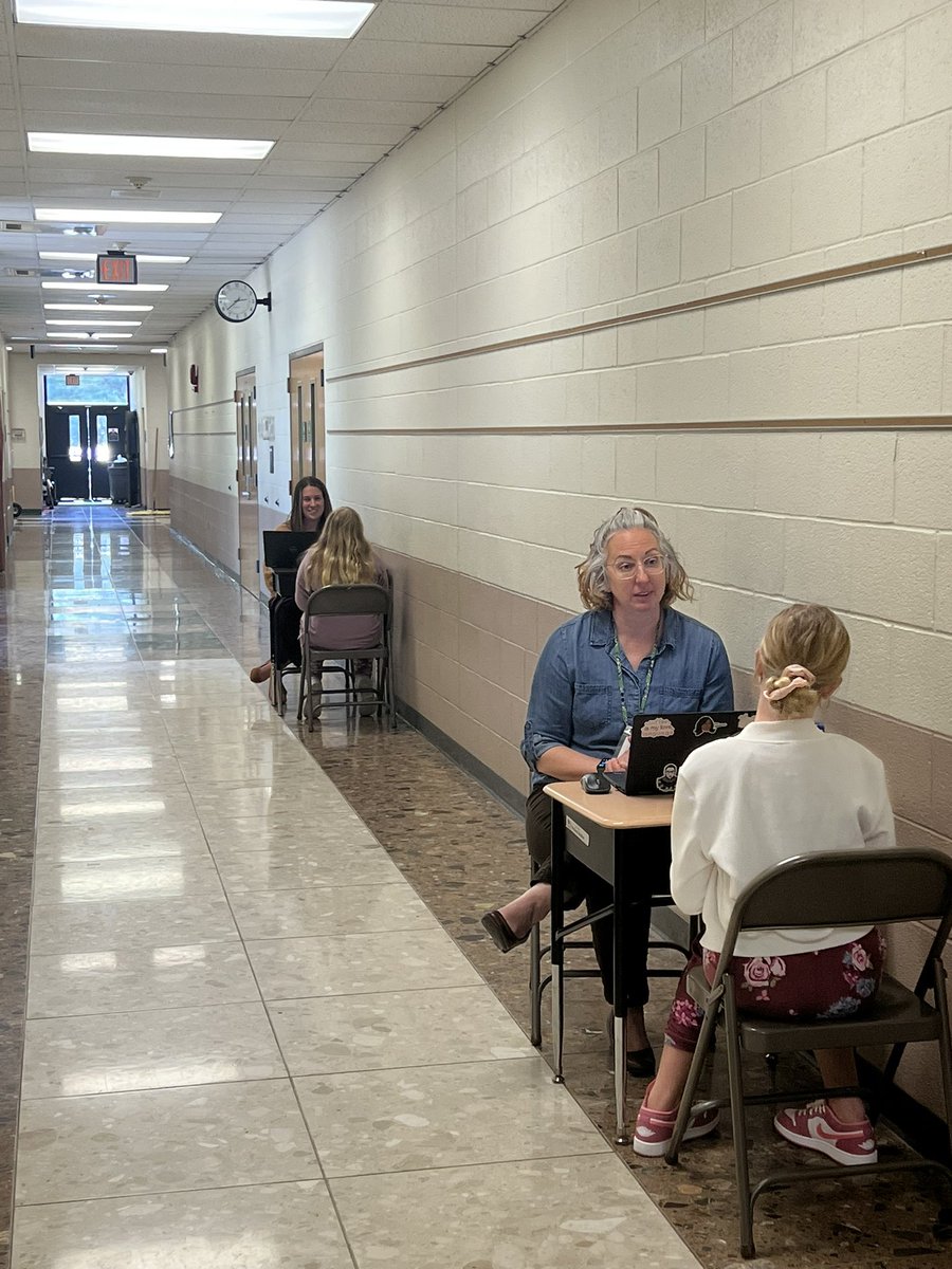 MissPetrosky's tweet photo. BizTown interviews are always all hands on deck! Thank you to all of our volunteers that took time out of their day to interview our students! #CVproud #GRpride @GRGator @CVSDnews https://t.co/8NS8qmIJhk