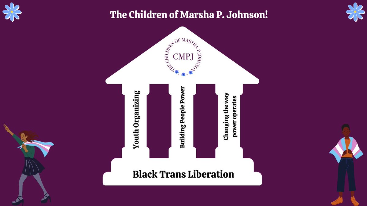 CMPJCT's tweet photo. Our roadmap to #BlackTransLiberation is rooted in our Three pillars : Investing and Centering #YouthOrganizing , Building #PeoplePower  within the Black, Brown, and Indigenous LGBQ+, #Trans and Non- Binary Community, and Changing the way power operates within our communities. https://t.co/mzwuT7VFod
