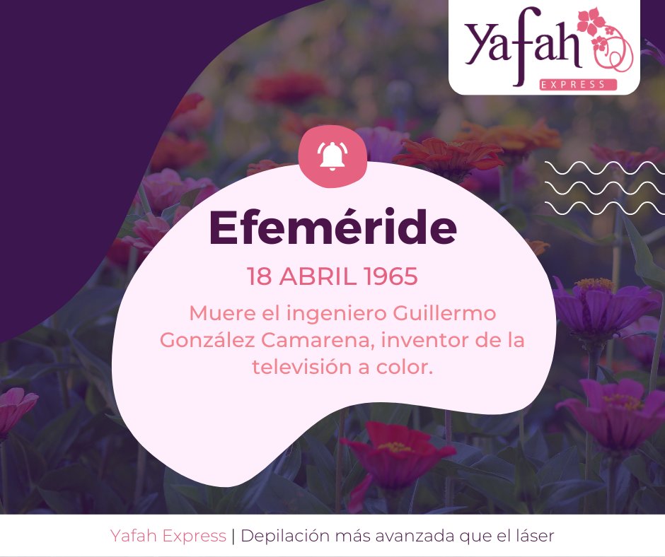AguascalYafah's tweet photo. Además de su trabajo en televisión a color, González Camarena también hizo importantes contribuciones a la tecnología de la televisión en general y fue pionero en la transmisión de televisión en alta definición.📺#UnDíaComoHoy #HoyEnLaHistoria #TalDíaComoHoy #EfemérideDelDía https://t.co/UCLzokdS9I