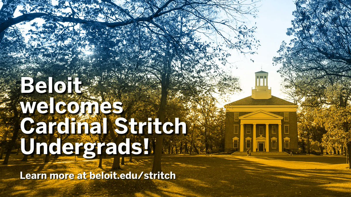 Beloit_College's tweet photo. Our hearts go out to the community at #CardinalStritch University during this challenging time. Undergraduate Cardinal Stritch students: Beloit is here to make the path to finishing your degree easier. Learn more at https://t.co/CFAUTM3x4F. https://t.co/34kW8wVnLX