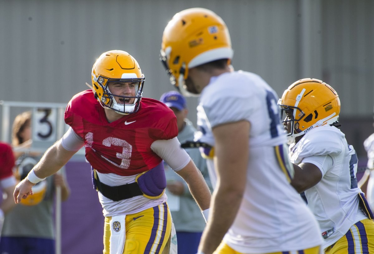 TravSprad's tweet photo. Advocate photos: LSU held its last 'open-to-the-media' football practice before its upcoming April 22 Spring Game on Tues., April 18, 2023. @theadvocatebr @LSU @LSUsports @LSUfootball https://t.co/lenVot4tNg https://t.co/vlR4Jz4htU
