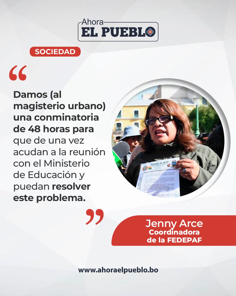 ahora_elpueblo's tweet photo. #LoDijoAsí | ➡️ Padres de familia expresaron su molestia por las violentas protestas de la #CTEUB que afectan a la población, a pesar de los avances del Gobierno en la atención a las demandas de los maestros.

💻 Conoce más de esto, aquí 👉 https://t.co/FnXFhLZUiG https://t.co/g7SS1xDk4Q