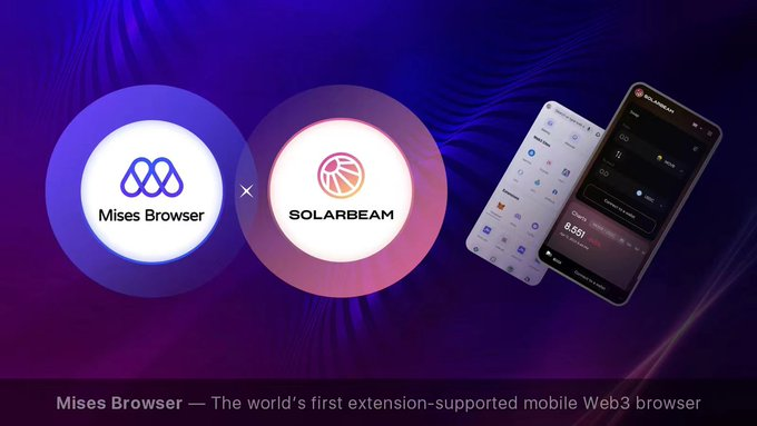 PolkadotSpace's tweet photo. 🌐 @Mises001 and @Solarbeamio Partnership!

🌐 Providing quick access to #Solarbeam dApp and adding it to the #Mises security whitelist to protect users from phishing sites.

⬇️INFO
https://t.co/IXMq6TWDZD https://t.co/c2FcnOgmDv