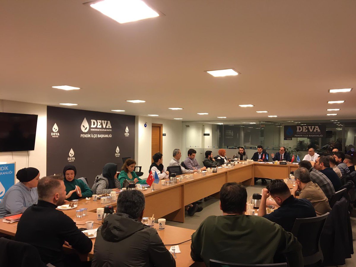 metehangundogd1's tweet photo. #Deva partisi #Pendik ilçe teşkilatı olarak olağan Yönetim toplantımız icra ettik.
#Devapartisi #devaistanbul #HemenŞimdi #sanasöz #SanaSoez_YineBaharlarGelecek #GeliyorGelmekteOlan https://t.co/T4rf3MwSUM
