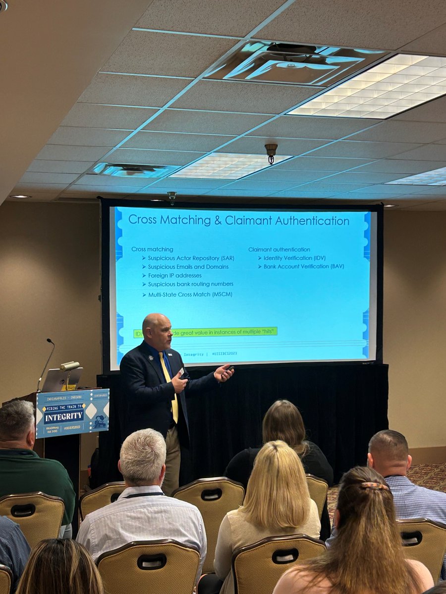NASWAORG's tweet photo. Want to learn all about IDH?

#NASWA's Kendrah Gonzalez, Jerry Lord &amp; Mark Richmond join together on the Integrity Data Hub 101 panel.

#UISIDES2023 https://t.co/L33IVv3kBs