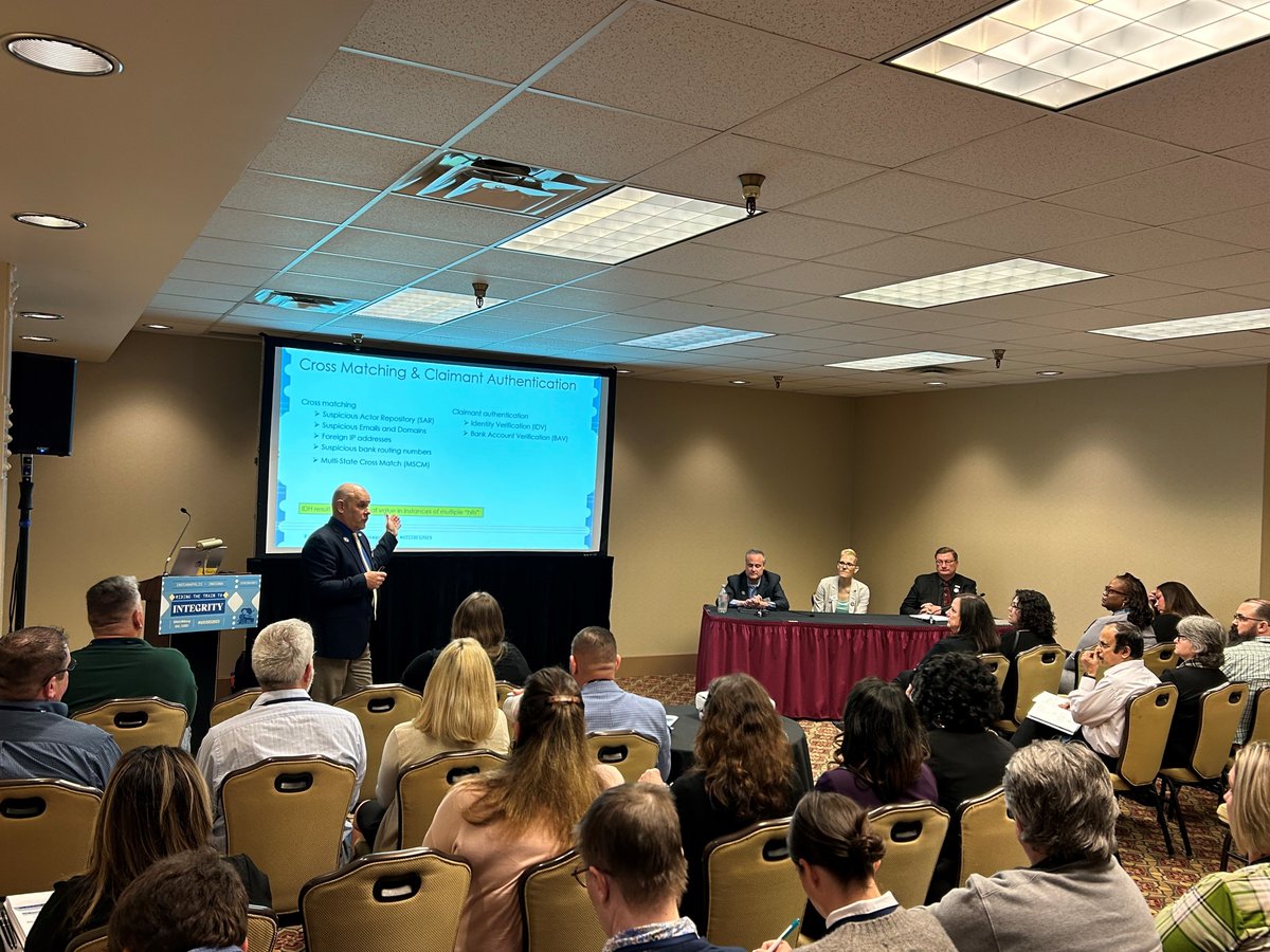 NASWAORG's tweet photo. Want to learn all about IDH?

#NASWA's Kendrah Gonzalez, Jerry Lord &amp; Mark Richmond join together on the Integrity Data Hub 101 panel.

#UISIDES2023 https://t.co/L33IVv3kBs