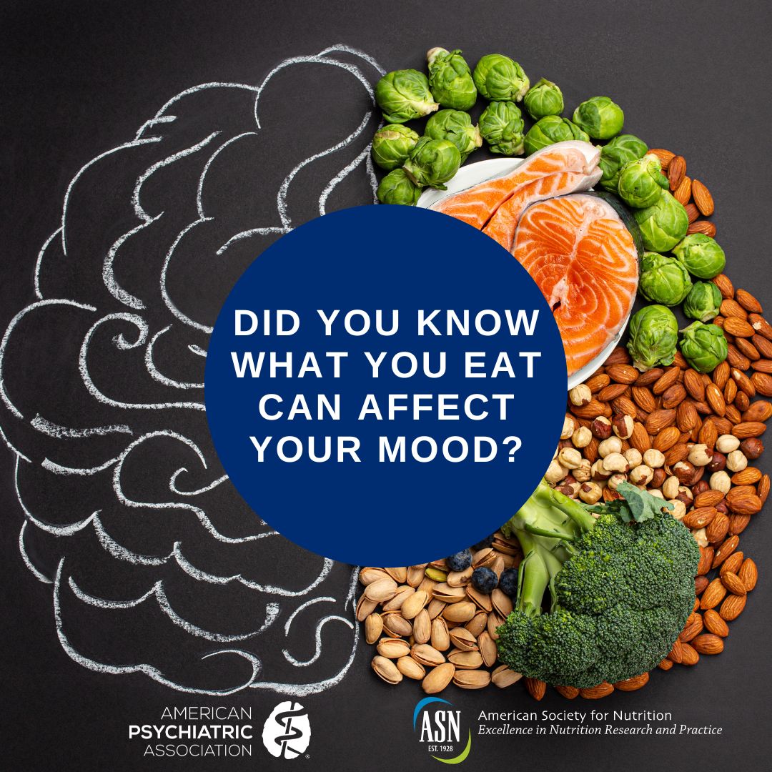 A growing body of research points to the mental health benefits of a healthy diet. <a href="/APApsychiatric/">American Psychiatric Association</a> recently conducted a poll to learn how the public views #nutrition and #mentalhealth. Get the results and more research from <a href="/jnutritionorg/">American Society for Nutrition Journals</a> here: nutrition.org/how-to-boost-m…