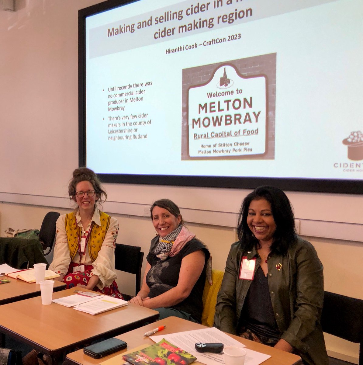 cider_women's tweet photo. What a great event #craftcon23!
Full of informative talks, tasting sessions and a chance to catch up with over 100 cider makers face to face.
Can't wait for the next one! https://t.co/E49v39TfgD