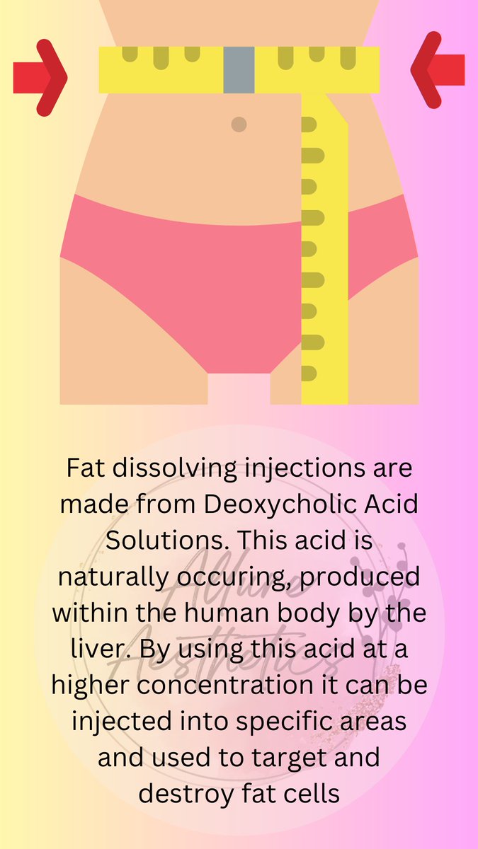 Fat-Dissolving  injections 
How does it work
#fatdissolving #stubbornfat #summer #bikini