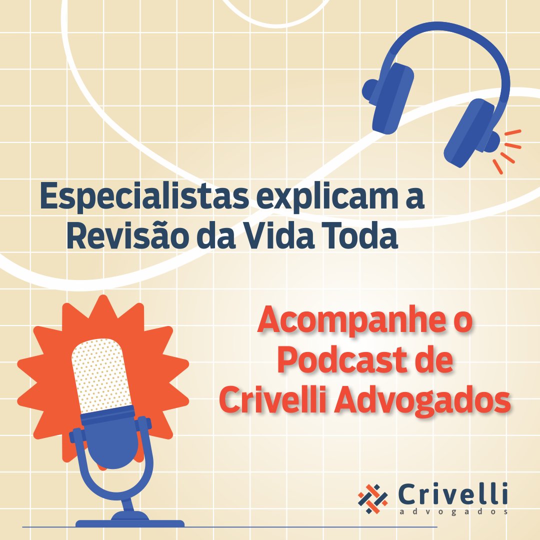 crivelliadvoga1's tweet photo. O STF confirmou a decisão final que reconhece a Revisão da Vida Toda.

Esta Revisão pode aumentar o valor do seu benefício. 

Assista ao programa e veja se você se enquadra no requisitos delimitados pela decisão.

Clique aqui: https://t.co/DM8eFTqFBf

#revisãodavidatoda https://t.co/tKsKpmVpWr