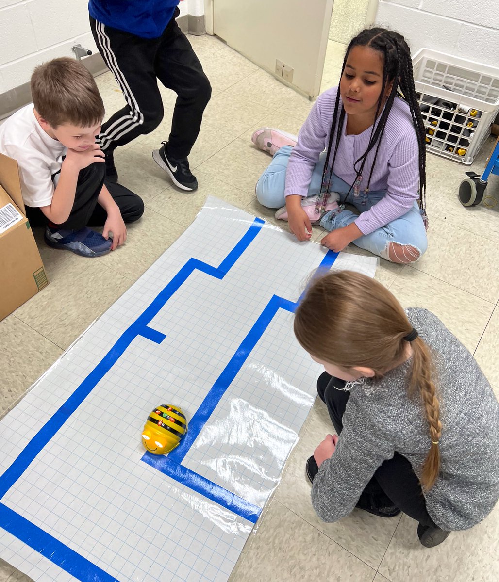 starrsteam's tweet photo. Starr students are having so much fun learning to code with Bee-Bot. A big thank you to @OSF4Kids for providing this awesome learning opportunity! @StarrBulldogs @OSLN #STEAM  #OCSsuccess https://t.co/fXQh82SiNl
