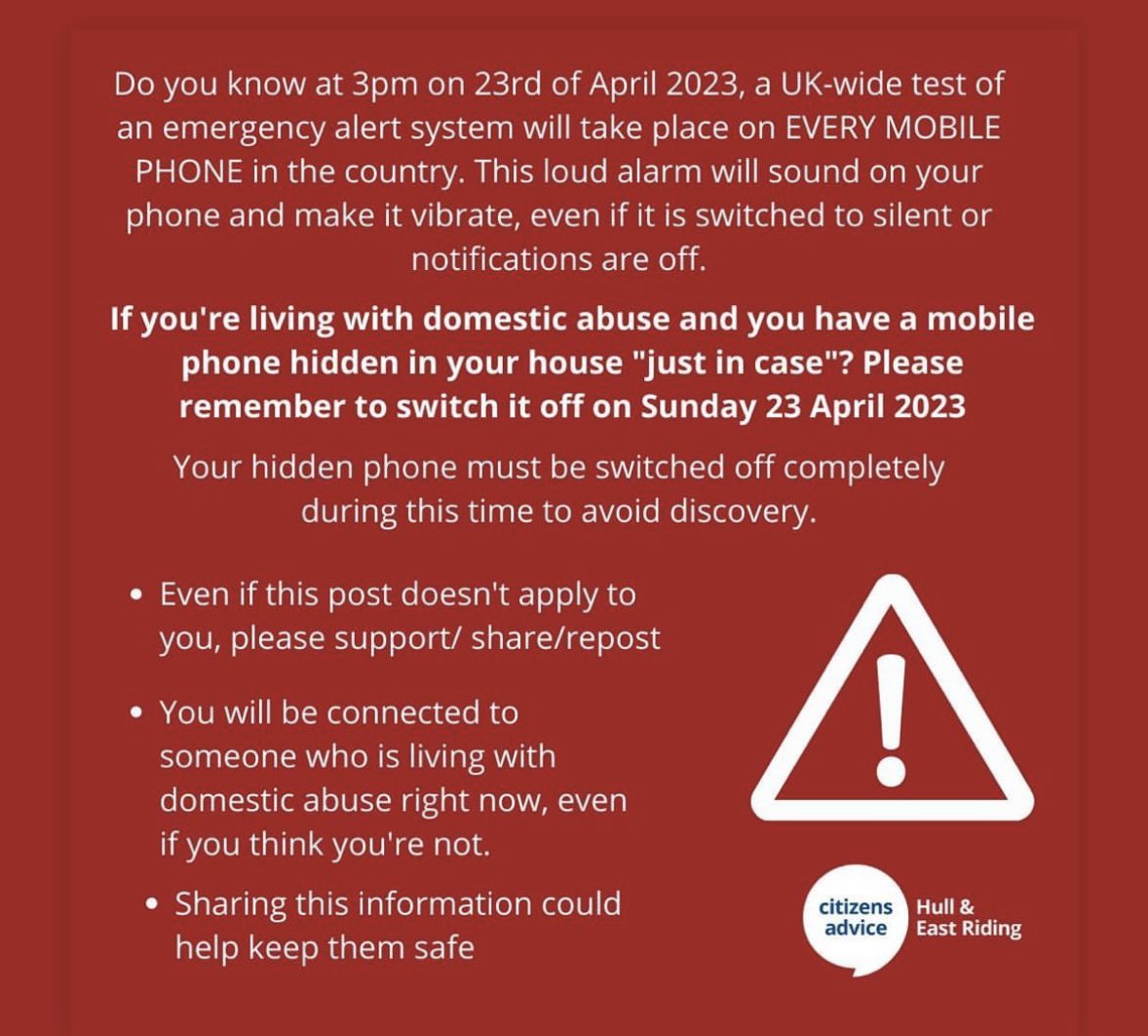 I never thought of this, very important for these people to turn off alerts on their mobiles.