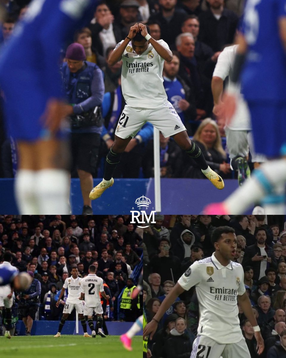 Rodrygo Goes celebrando a lo Cristiano Ronaldo. 😍🤍